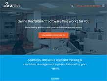 Tablet Screenshot of jobtrain.co.uk